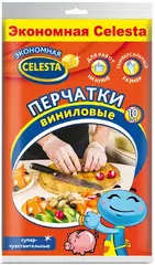 Celesta Экономная Celesta перчатки виниловые